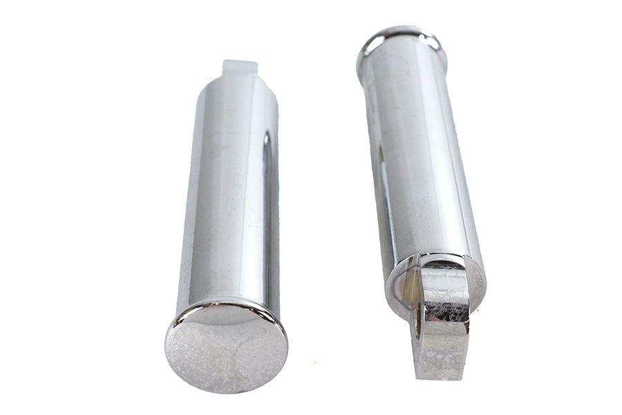 Chrome Smooth Style Billet Footpeg Set