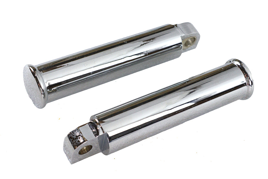 Chrome Smooth Style Billet Footpeg Set