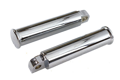 Chrome Smooth Style Billet Footpeg Set