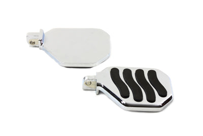 Chrome Mini Peg-board Set with Wave Design