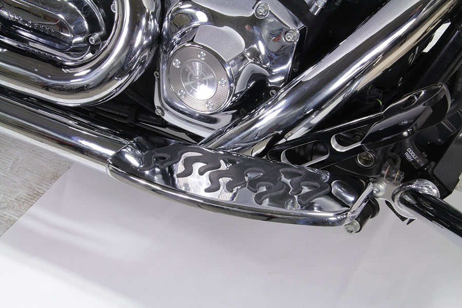 Driver Footboard Set with Flame Design