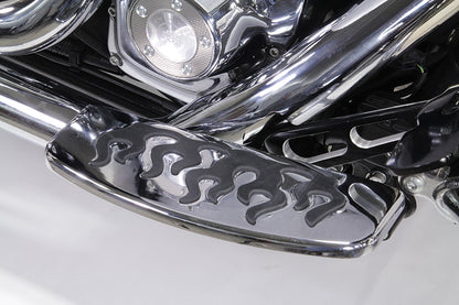 Driver Footboard Set with Flame Design