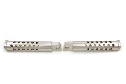Billet Shooter Style Footpeg Set Nickel Plated