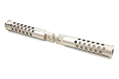 Billet Shooter Style Footpeg Set Nickel Plated