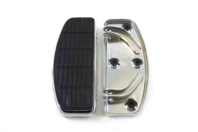 Driver Chrome 'D' Shape Footboard Set