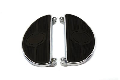 Half Moon Footboard Set Chrome