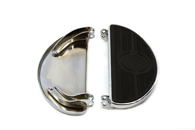 Half Moon Footboard Set Chrome