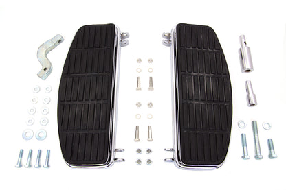 Driver 'D' Shape Footboard Set Chrome