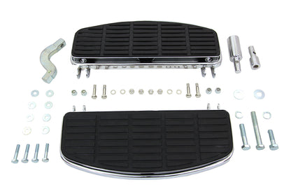 Driver 'D' Shape Footboard Set Chrome