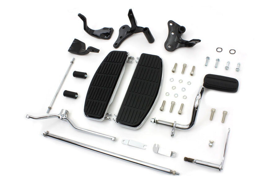 Wyatt Gatling Driver Footboard Kit with Black Brackets