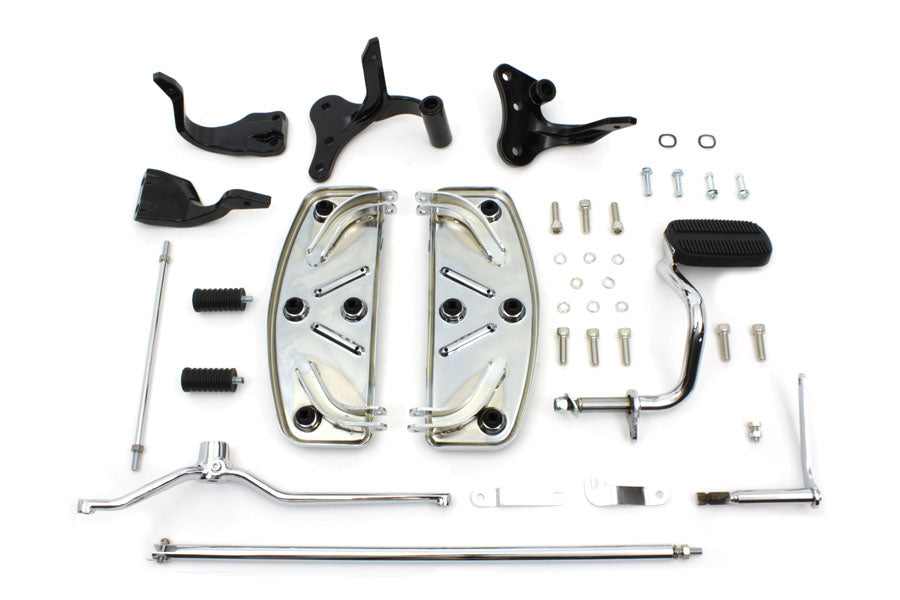 Wyatt Gatling Driver Footboard Kit with Black Brackets