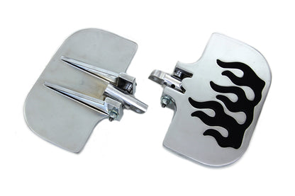 Passenger Mini Footboard Set with Flame Design