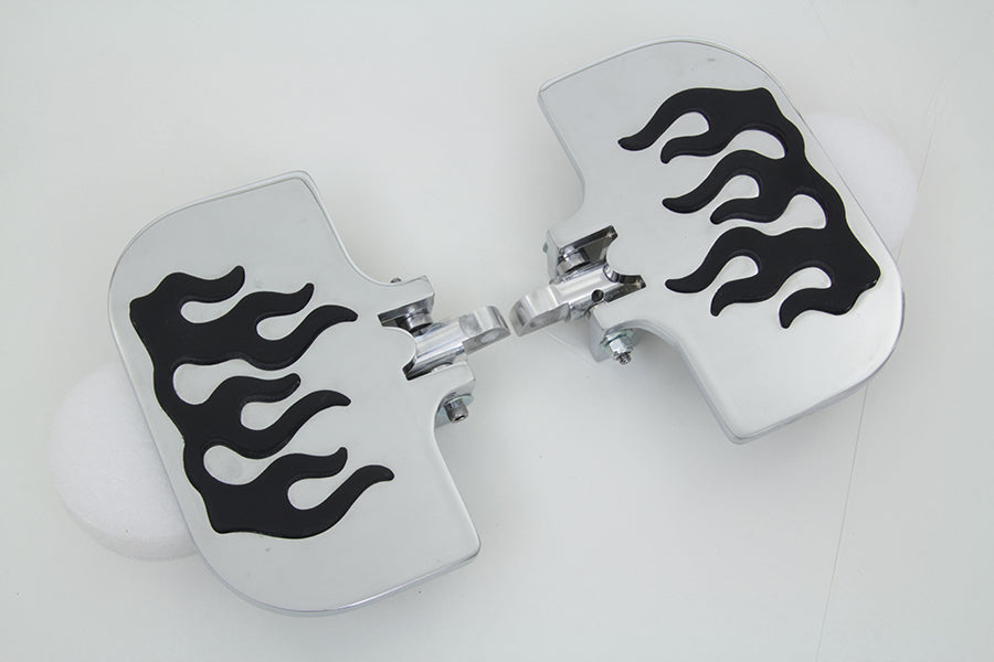 Passenger Mini Footboard Set with Flame Design