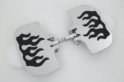 Passenger Mini Footboard Set with Flame Design