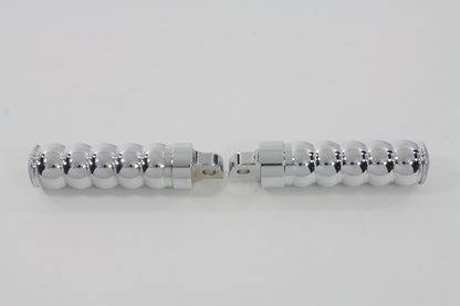 Chrome Hourglass Style Footpeg Set