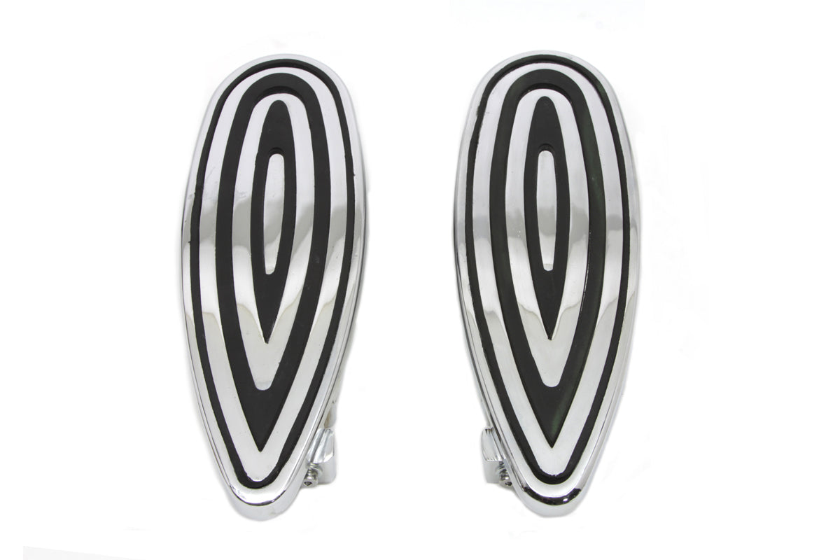 Billet Footboard Set Chrome