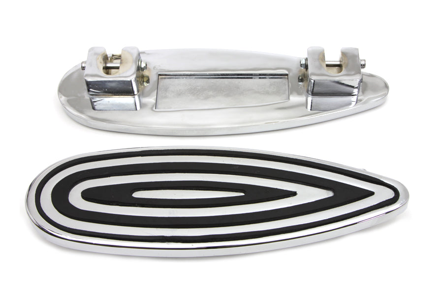 Billet Footboard Set Chrome