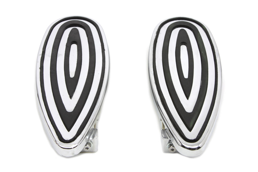 Billet Footboard Set Chrome