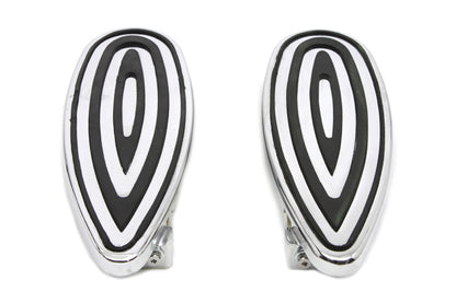 Billet Footboard Set Chrome