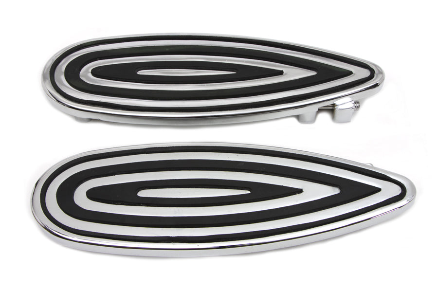 Billet Footboard Set Chrome