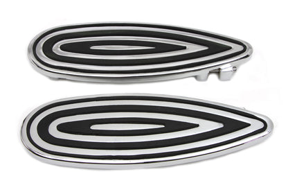 Billet Footboard Set Chrome