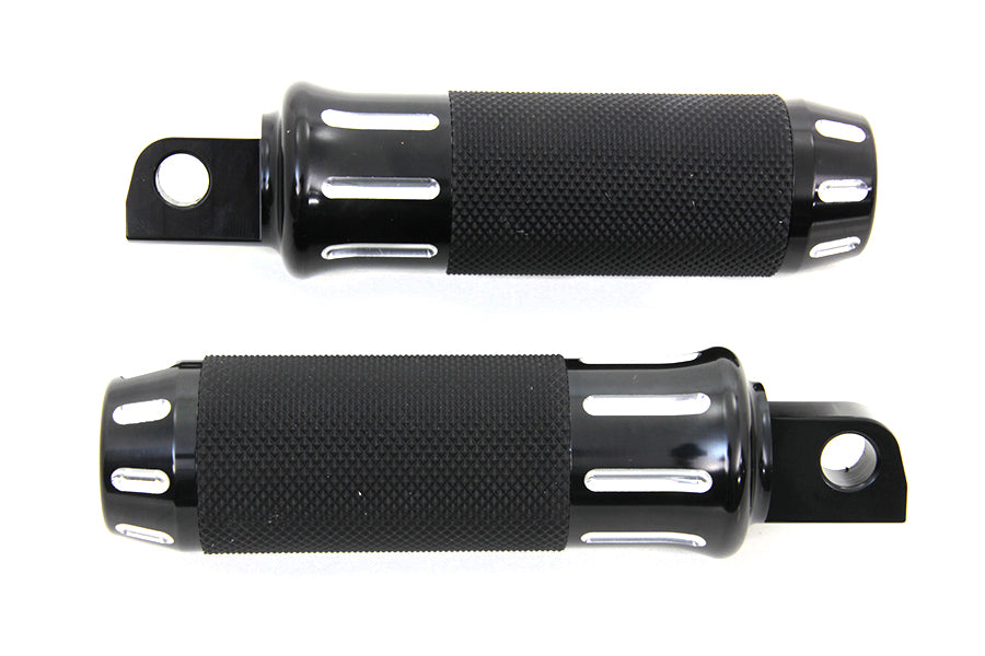 Black Cobra Style Footpeg Set