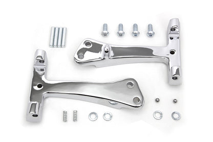 Passenger Footboard Support Chrome