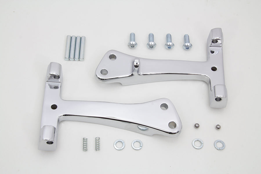 Passenger Footboard Support Chrome