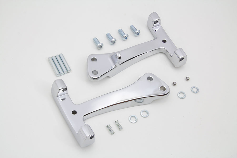 Passenger Footboard Support Chrome