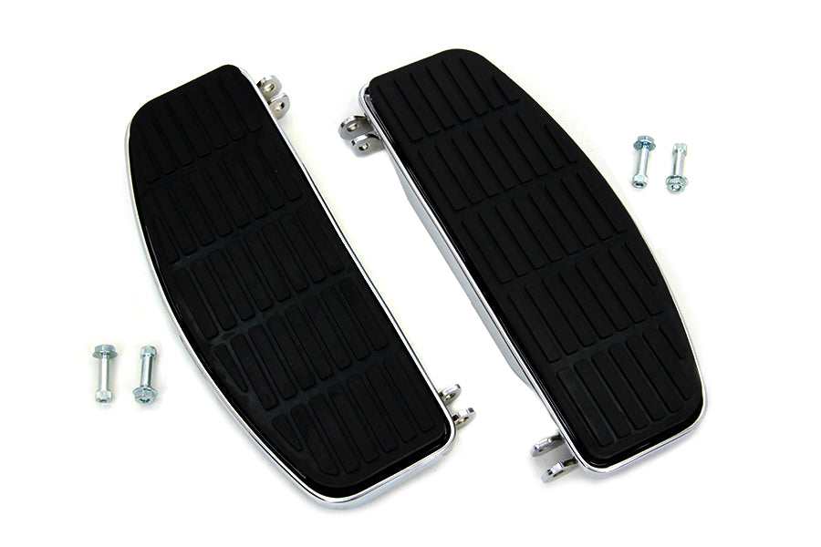 FXRP Driver Chrome 'D' Shape Footboard Set