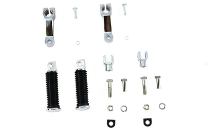 FX Footpeg Mount Kit Chrome
