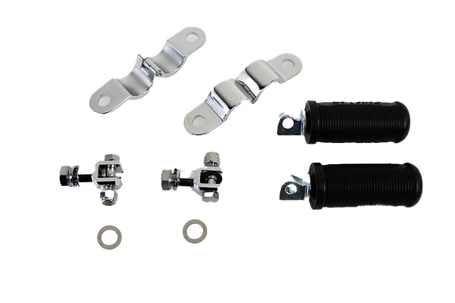 Bates Clamp on Footpeg Set