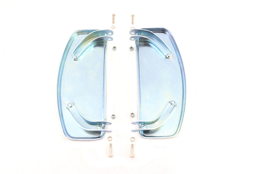 'D' Driver Footboard Set Zinc