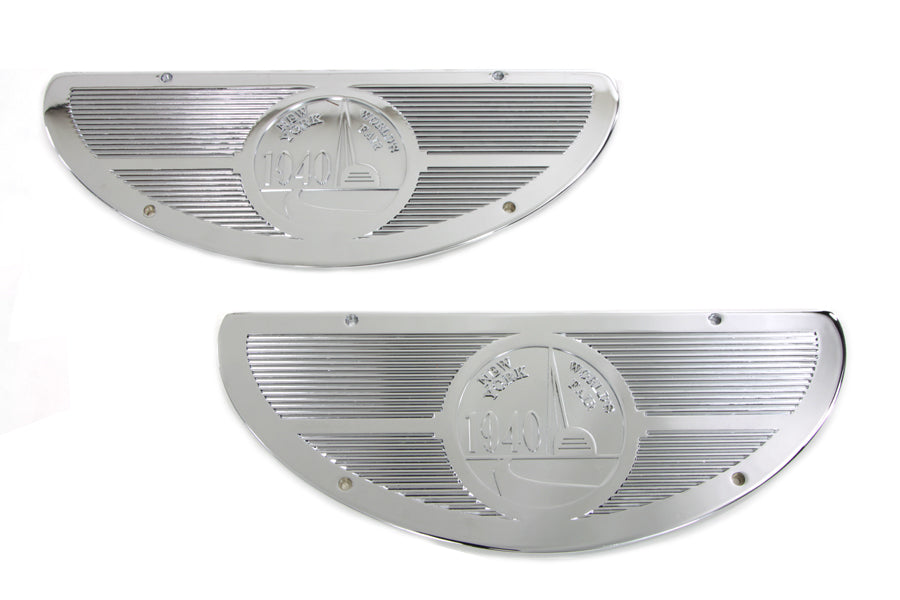 Half Moon Footboard Kit Chrome