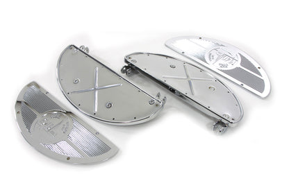 Half Moon Footboard Kit Chrome