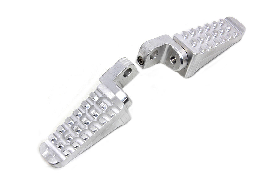 Polished Racer Style Footpeg Set