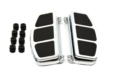 'D' Driver Footboard Set Chrome