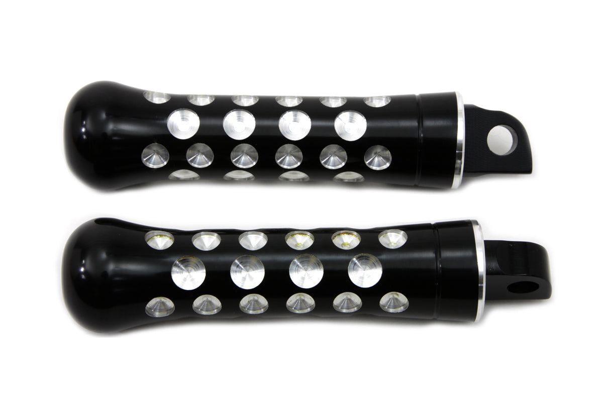 Black Contour Agostinni Footpeg Set