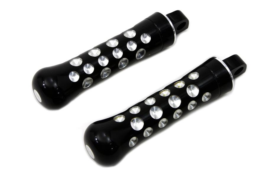 Black Contour Agostinni Footpeg Set