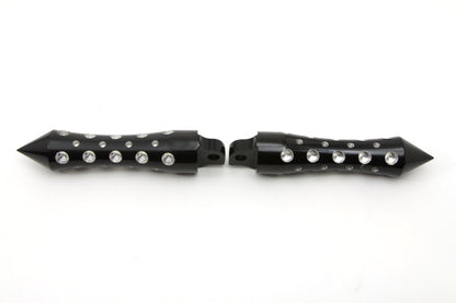 Black Agostinni Spike Style Footpeg Set