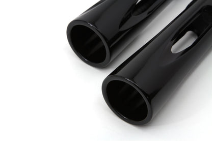 Black Milled Style Footpeg Set