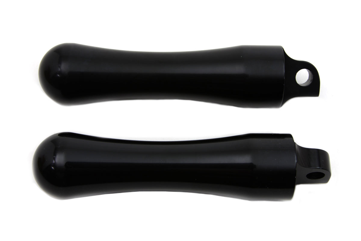Black Contour End Footpeg Set