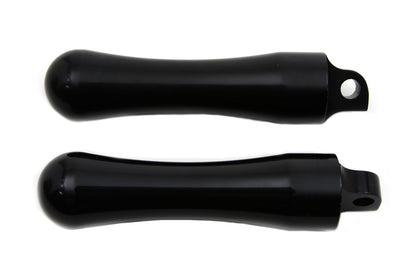 Black Contour End Footpeg Set