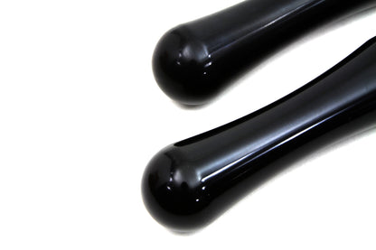Black Contour End Footpeg Set