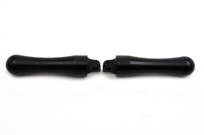 Black Contour End Footpeg Set