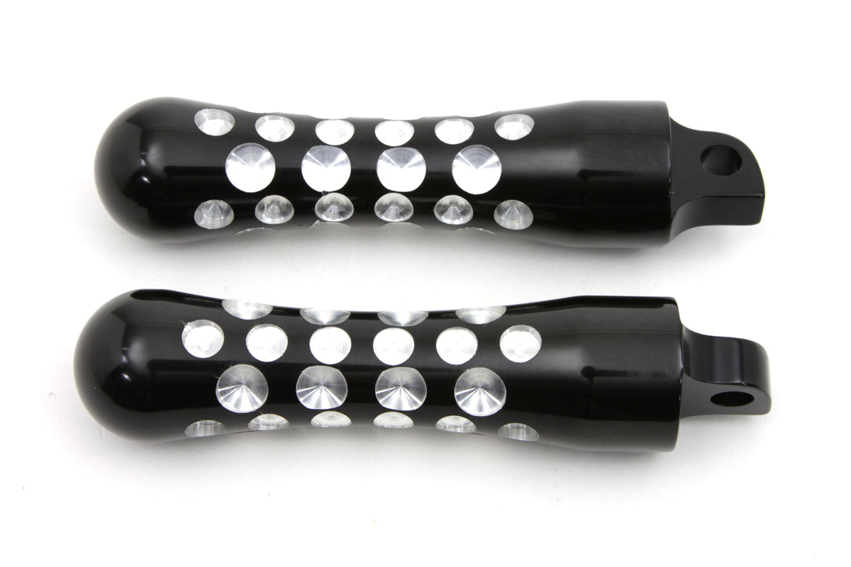 Black Contour Agostinni Footpeg Set