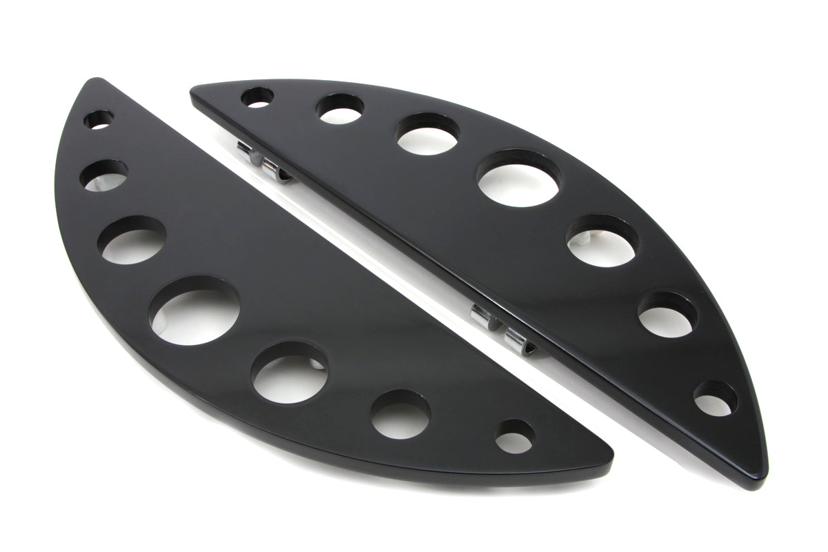 Driver Black Half Moon Footboard Set With Holes