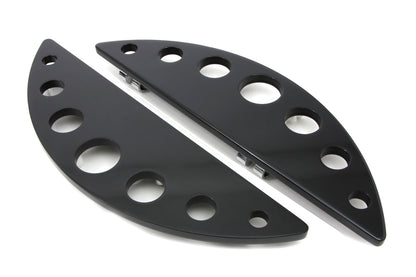 Driver Black Half Moon Footboard Set With Holes
