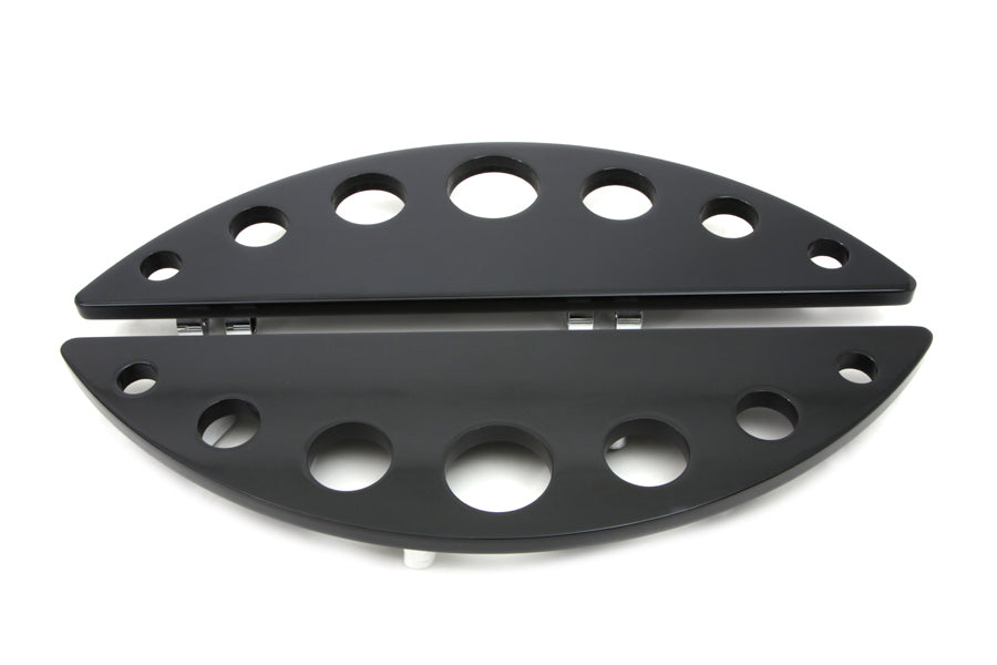Driver Black Half Moon Footboard Set With Holes