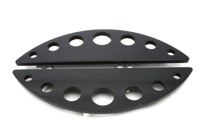 Driver Black Half Moon Footboard Set With Holes
